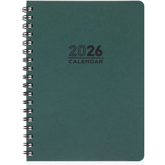 Ekdosis Ημερήσιο Ημερολόγιο 2026 Σπιράλ 17x24cm [Διάφορα Χρώματα]