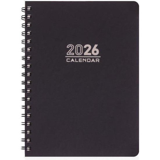 Ekdosis Ημερήσιο Ημερολόγιο 2026 Σπιράλ 14x21cm [Διάφορα Χρώματα]