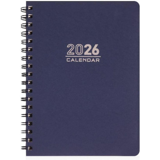 Ekdosis Ημερήσιο Ημερολόγιο 2026 Σπιράλ 14x21cm [Διάφορα Χρώματα]