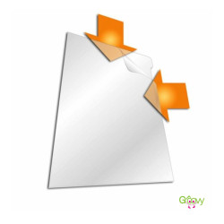 Groovy Πλαστικές Ζελατίνες Α4 Τύπου ''Γ'' (L Shape) 100τμχ