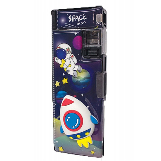 Spadi Σχολική Κασετίνα Μαγνητική Space Man