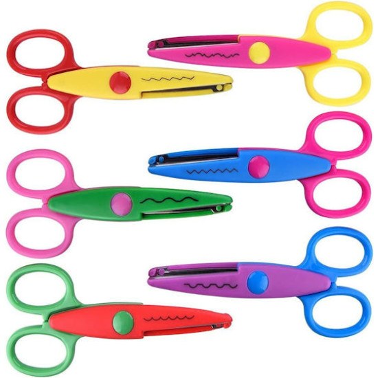 Groovy Ψαλίδι Χειροτεχνίας Ζιγκ-Ζαγκ 16.5cm [Διάφορα Χρώματα]