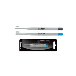 Luxor Ανταλλακτικό Στυλό Τύπου Parker 1.0mm σετ 2τμχ Μπλε