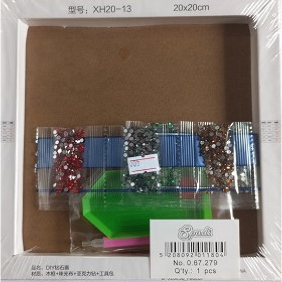 Καμβάς Diamond Painting 20x20 cm (σχέδια)