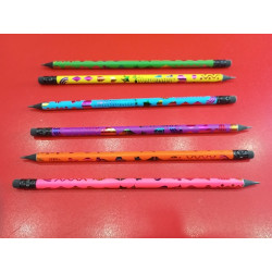 Spadi Μολύβι ''Shapes'' HB με Γόμα 1τμχ [Διάφορα Χρώματα]