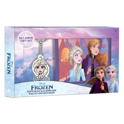 Πορτοφόλι Disney Frozen με μπρελόκ σετ δώρου 18x12 cm