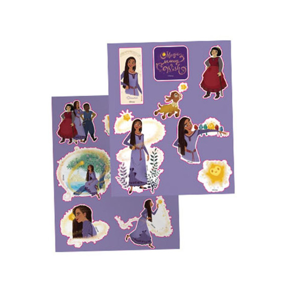 Ημερολόγιο Disney Wish με Κλειδαριά, Μαγικό Στυλό και Αυτοκόλλητα