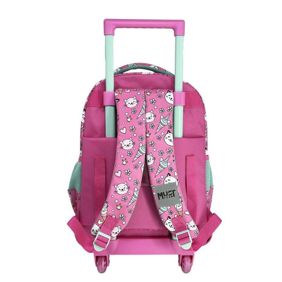 Must Team Σχολική Τσάντα Τρόλεϊ Δημοτικού με 3 θήκες Ice Cream