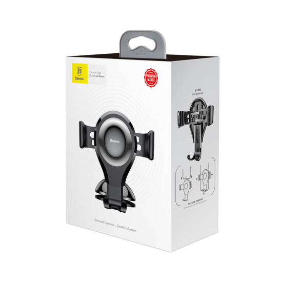 Baseus Car Mount Osculum Type Gravity Black (SUYL-XP01) (BASSUYL-XP01) Baseus Car Mount Osculum Type Gravity Black (SUYL-XP01) (BASSUYL-XP01)