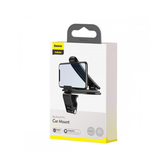 Baseus Car Mount Big Mouth Pro Series Holder Black (SUDZ-A01) (BASSUDZ-A01)
