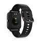Nedis 43mm Αδιάβροχο Smartwatch με Παλμογράφο Μαύρο (BTSW002BK) (NEDBTSW002BK)