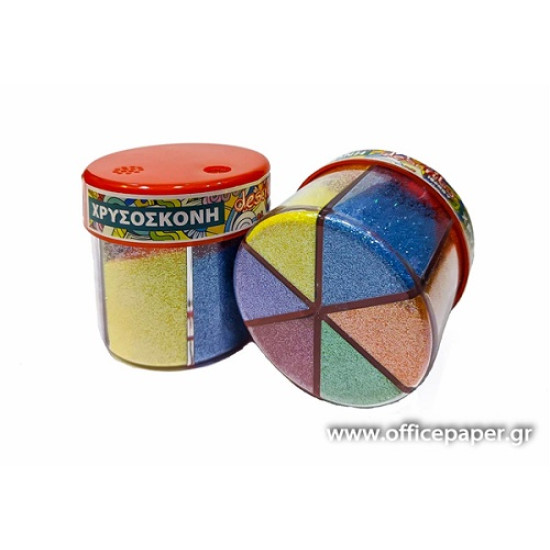 Describo Χρυσόσκονη σε Αλατιέρα 6 Fluo Χρώματα 10gr Describo Χρυσόσκονη σε Αλατιέρα 6 Fluo Χρώματα 10gr