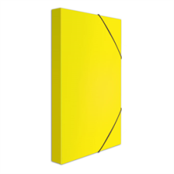 Metron κουτί λάστιχο 25x35x3cm φωσφοριζέ κίτρινο