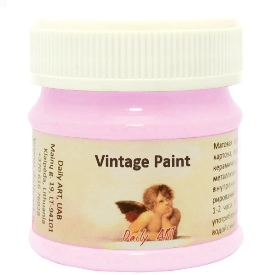 Vintage paint χρώμα με βάση νερού χρήση decoupage cl.ορχιδέας