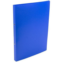 Ντοσιέ PP 25x32x4 2 Κρικ 4εκ Ράχη Μπλε