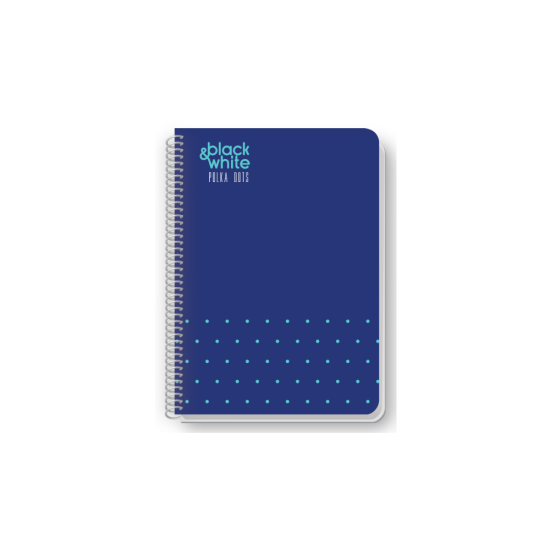 Label Label Σπιράλ Τετράδιο Ριγέ Α4 175 Φύλλων 1 θέματος Polka (Διάφορα Χρώματα)