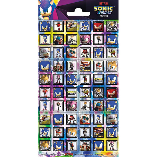 Funny Products 60 Αυτoκόλλητα Netflix Sonic Prime Funny Products 60 Αυτoκόλλητα Netflix Sonic Prime