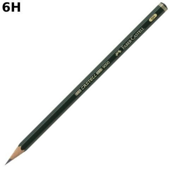 Faber-Castell 9000 Μολύβι 6H Πράσινο