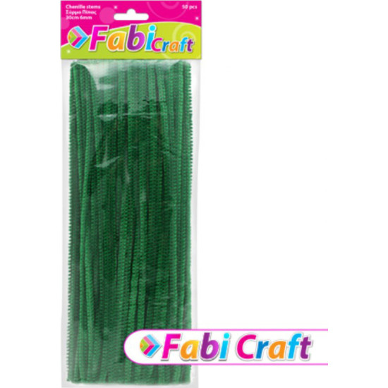 Fabi Σύρμα Πίπας Πράσινο 6x300mm 50τμχ