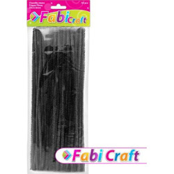 Fabi Σύρμα Πίπας Μαύρο 6x300mm 50τμχ