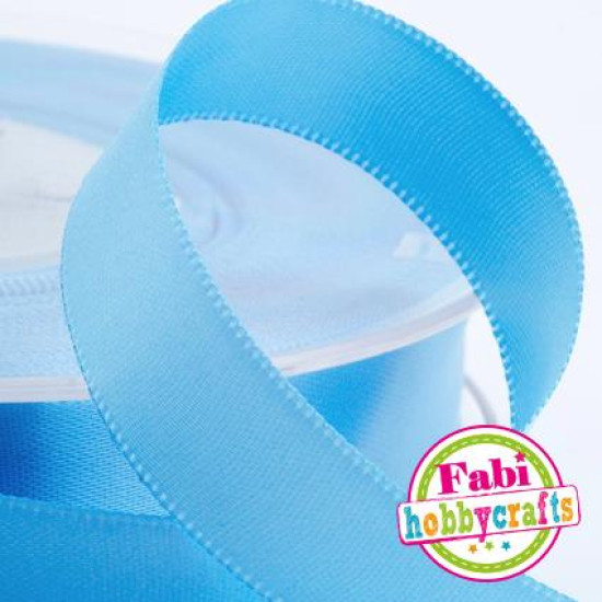Fabi Κορδέλα Σατέν 10mm x 50y Τυρκουάζ