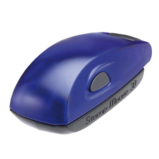 Colop Stamp Mouse 30 Αυτόματη Σφραγίδα με Μπλε Σώμα Μπλε Ταμπόν 47x18mm