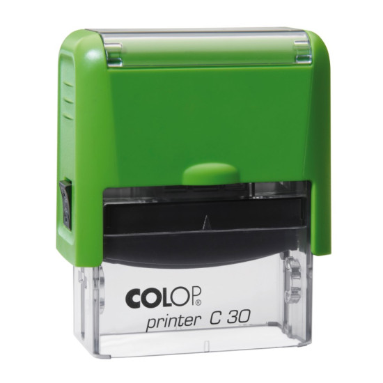 Colop C30 Αυτόματη Σφραγίδα με Kiwi Σώμα και Μπλε Ταμπόν 47x18mm