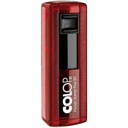 Colop Stamp Plus 20 Αυτόματη Σφραγίδα με Κόκκινο Σώμα Μπλε Ταμπόν 38x14mm