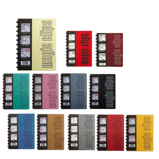 A&G Paper τετράδιο Ριγέ Α4 60 Φύλλων 2 Θεμάτων Magic Clips (Διάφορα Χρώματα)