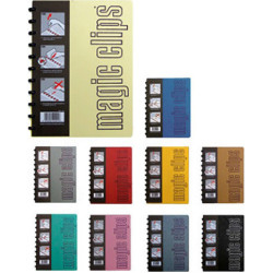 A&G Paper τετράδιο Ριγέ Α4 90 Φύλλων 3 Θεμάτων Magic Clips (Διάφορα Χρώματα)