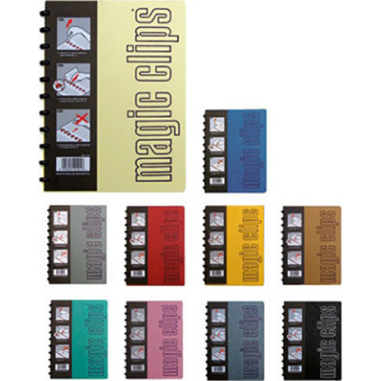A&G Paper τετράδιο Ριγέ Α4 90 Φύλλων 3 Θεμάτων Magic Clips (Διάφορα Χρώματα)