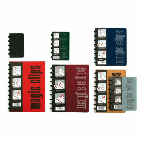 A&G Paper τετράδιο Ριγέ Β5 60 Φύλλων 2 Θεμάτων Magic Clips (Διάφορα Χρώματα)