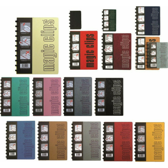 A&G Paper τετράδιο Ριγέ Β5 90 Φύλλων 3 Θεμάτων Magic Clips (Διάφορα Χρώματα) A&G Paper τετράδιο Ριγέ Β5 90 Φύλλων 3 Θεμάτων Magic Clips (Διάφορα Χρώματα)