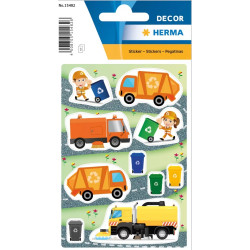 Herma αυτοκόλλητα  απορριμματοφόρο 3 σελίδες