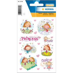 Herma αυτοκόλλητα Magic Princess Curly 1 σελίδα