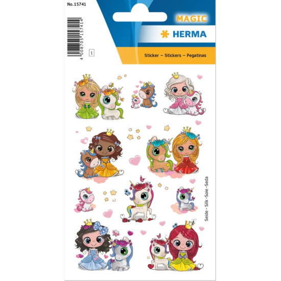 Herma αυτοκόλλητα Magic Princess Sweetie & Friends 1 σελίδα Herma αυτοκόλλητα Magic Princess Sweetie & Friends 1 σελίδα