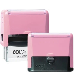 Colop C40 Αυτόματη Σφραγίδα με Ροζ Σώμα και Μπλε Ταμπόν 59x23mm
