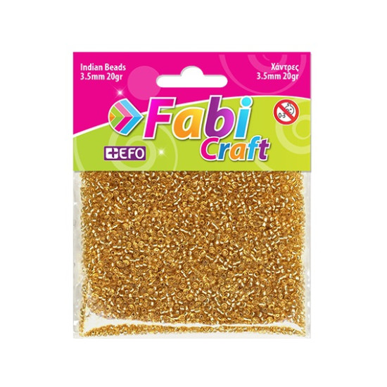 FABI Χάντρες 3.5mm 20gr Χρυσό