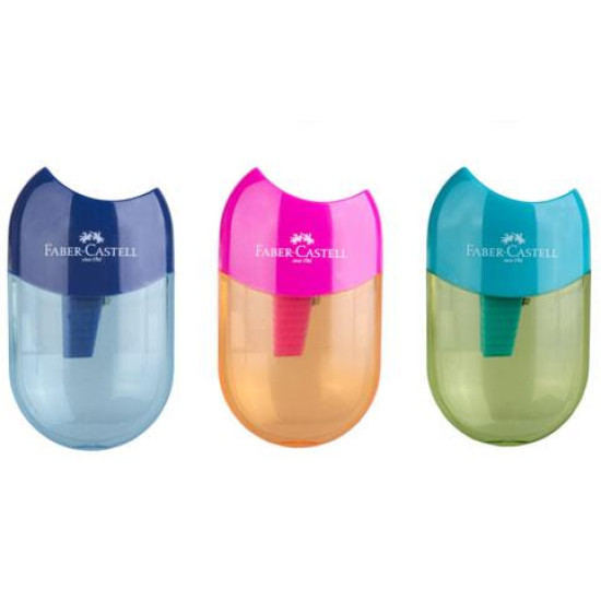 Faber-Castell Apple Πλαστική Ξύστρα (Διάφορα Χρώματα)