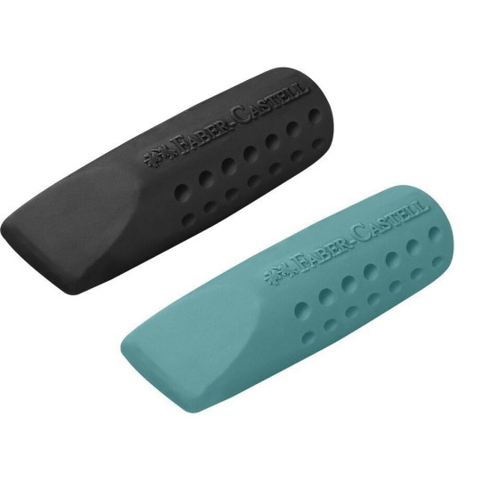 Faber-Castell Σετ Γόμες για Μολύβι 2τμχ (Διάφορα Χρώματα)