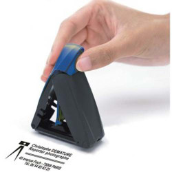 Trodat Printy 9411 Αυτόματη Σφραγίδα με Μπλε Σώμα Μαύρο Ταμπόν