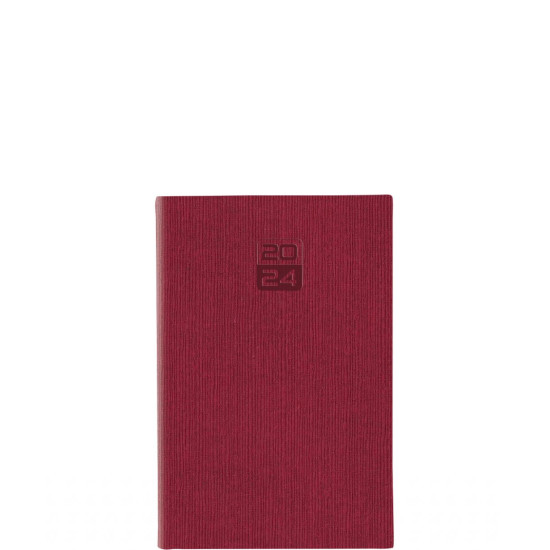 Θεοφύλακτος Grenoble Κόκκινο  Ημερήσια Ατζέντα  2024 11x16.5cm