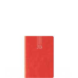 Θεοφύλακτος Ατζέντα 2024 Wall Pocket 9x13cm Κόκκινο