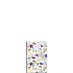 Θεοφύλακτος Ημερήσια Ατζέντα 2024 Pansy 6.5x10cm