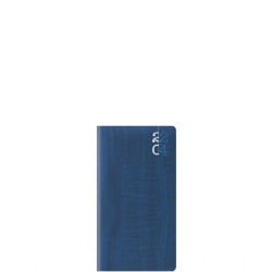 Θεοφύλακτος Ατζέντα 2024 Woodline Weekly Pocket 8x15cm Μπλέ