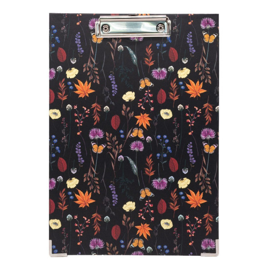 Ντοσιέ Pukka Bloom Α4 Με Πιάστρα Black