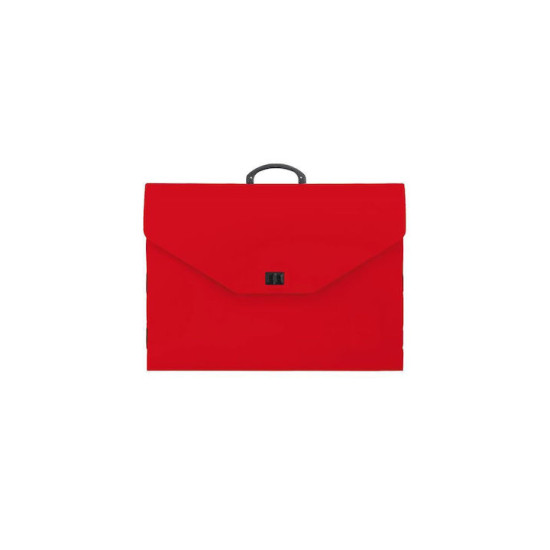 +Efo Πλαστική Τσάντα Σχεδίου με Κούμπωμα και Χερούλι 45x5x33cm Χρώματα