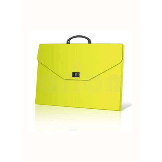 +Efo Πλαστική Τσάντα Σχεδίου με Κούμπωμα και Χερούλι 45x5x33cm Χρώματα