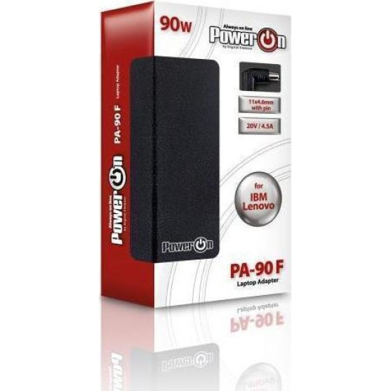 Power On Φορτιστής Laptop 90W 20V 4.5A για Lenovo