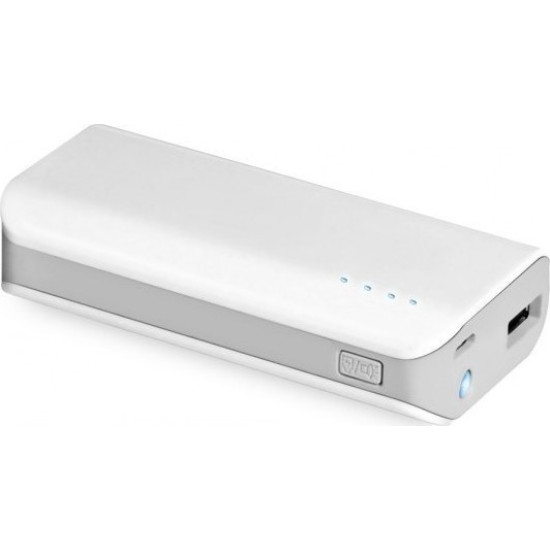 MediaRange MR751 Power Bank 5200mAh με Θύρα USB-A Λευκό